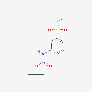 t-Butyl N-[3-(propane-1-sulfonyl)phenyl]carbamate图片