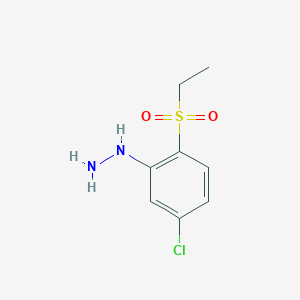 [5-Chloro-2-(ethylsulfonyl)phenyl]hydrazine图片