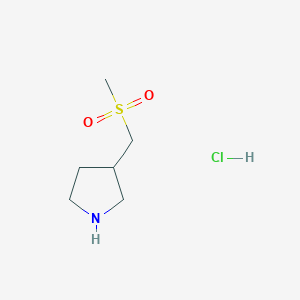 3-(methanesulfonylmethyl)pyrrolidine hydrochloride图片