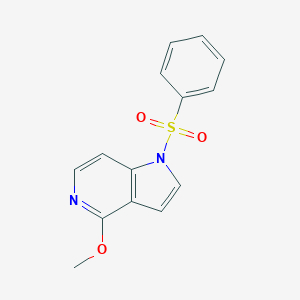 1-(Phenylsulfonyl)-4-methoxy-5-azaindole图片