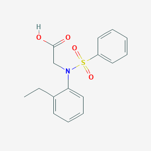 N-(2-Ethylphenyl)-N-(phenylsulfonyl)glycine图片