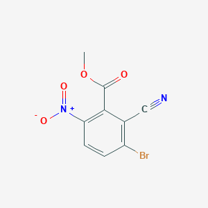 Methyl 3-bromo-2-cyano-6-nitrobenzoateͼƬ