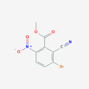 Methyl 3-bromo-2-cyano-6-nitrobenzoate图片