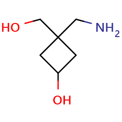 3-(aminomethyl)-3-(hydroxymethyl)cyclobutan-1-ol图片