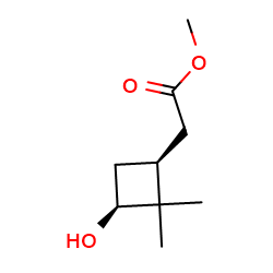 methyl2-[cis-3-hydroxy-2,2-dimethylcyclobutyl]acetate图片