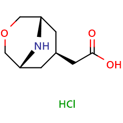 exo-3-oxa-9-aza-bicyclo[3,3,1]nonane-7-aceticacidhydrochloride图片
