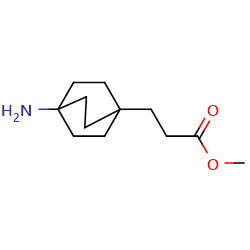 methyl3-{4-aminobicyclo[2,2,2]octan-1-yl}propanoate图片