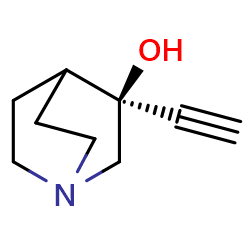 (3S)-3-ethynyl-1-azabicyclo[2,2,2]octan-3-ol图片