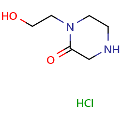 1-(2-hydroxyethyl)piperazin-2-onehydrochloride图片