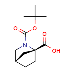 (1R,4S)-2-[(tert-butoxy)carbonyl]-2-azabicyclo[2,2,1]heptane-1-carboxylicacid图片