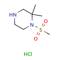 1-methanesulfonyl-2,2-dimethylpiperazinehydrochloride图片