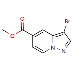 Methyl3-bromopyrazolo[1,5-a]pyridine-5-carboxylate图片