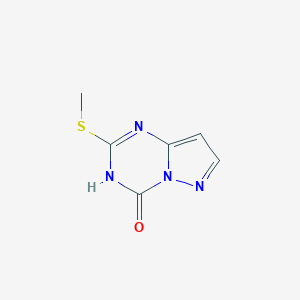 2-(Methylthio)pyrazolo[1,5-a][1,3,5]triazin-4(3H)-one图片