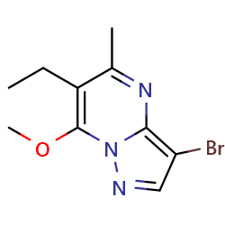 3-bromo-6-ethyl-7-methoxy-5-methylpyrazolo[1,5-a]pyrimidine图片