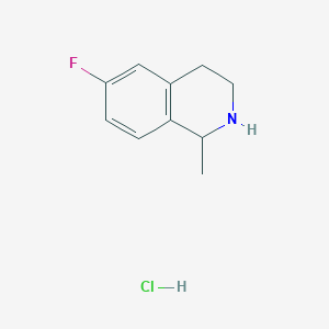 6-fluoro-1-methyl-1,2,3,4-tetrahydroisoquinoline hydrochloride图片