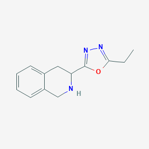 3-(5-ethyl-1,3,4-oxadiazol-2-yl)-1,2,3,4-tetrahydroisoquinoline图片