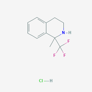 1-Methyl-1-(trifluoromethyl)-1,2,3,4-tetrahydroisoquinoline Hydrochloride图片