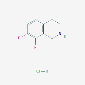 7,8-difluoro-1,2,3,4-tetrahydroisoquinoline hydrochloride图片