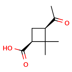 (1S,3R)-3-acetyl-2,2-dimethylcyclobutane-1-carboxylicacid图片