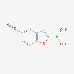 (5-cyano-1-benzofuran-2-yl)boronicacid图片