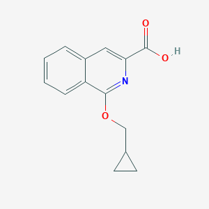 1-(Cyclopropylmethoxy)isoquinoline-3-carboxylic Acid图片