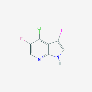 4-Chloro-5-fluoro-3-iodo-1H-pyrrolo[2,3-b]pyridine图片
