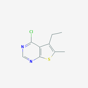 4-chloro-5-ethyl-6-methylthieno[2,3-d]pyrimidine图片