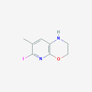 6-Iodo-7-methyl-2,3-dihydro-1h-pyrido-[2,3-b][1,4]oxazine图片