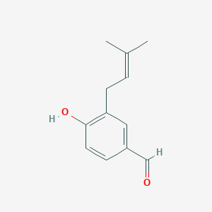 4-Hydroxy-3-(3-methyl-2-buten-1-yl)-benzaldehyde图片