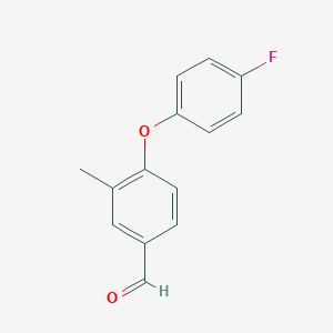 4-(4-Fluorophenoxy)-3-Methylbenzaldehyde图片