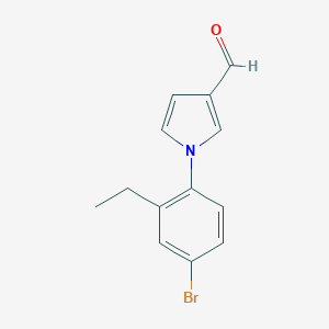 1-(4-Bromo-2-Ethylphenyl)-1h-Pyrrole-3-Carbaldehyde图片