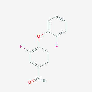 3-Fluoro-4-(2-fluorophenoxy)benzaldehyde图片