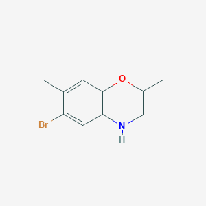6-bromo-2,7-dimethyl-3,4-dihydro-2H-1,4-benzoxazine图片