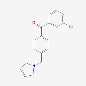 3-bromo-4'-(3-pyrrolinomethyl)benzophenone图片