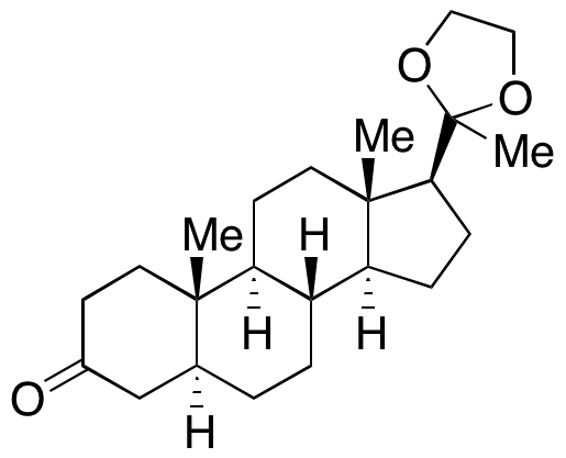 (5α)-Pregnane-3,20-dione Cyclic 20-(1,2-Ethanediyl Acetal)图片