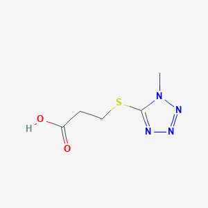 3-[(1-methyl-1H-tetrazol-5-yl)thio]propanoic acid图片