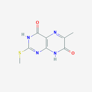 6-Methyl-2-methylthio-4,7(3H,8H)-pteridinedione图片