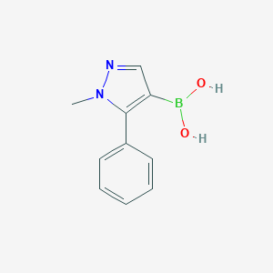 (1-Methyl-5-phenyl-1H-pyrazol-4-yl)boronic acid图片
