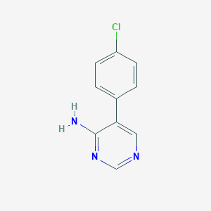 4-Amino-5-(4-chlorophenyl)pyrimidine 95%图片