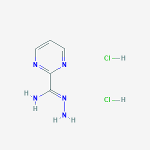 N-aminopyrimidine-2-carboximidamide dihydrochloride图片