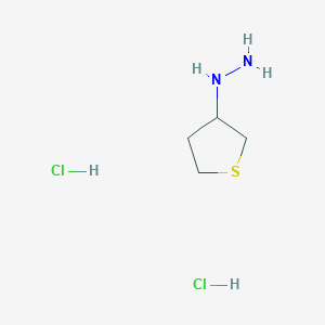 thiolan-3-ylhydrazine dihydrochloride图片