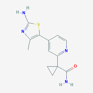 1-(4-(2-Amino-4-methylthiazol-5-yl)pyridin-2-yl)cyclopropanecarboxamide图片