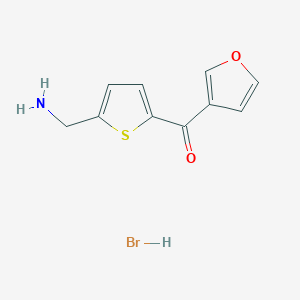 [5-(aminomethyl)-2-thienyl](3-furyl)methanone hydrobromide图片