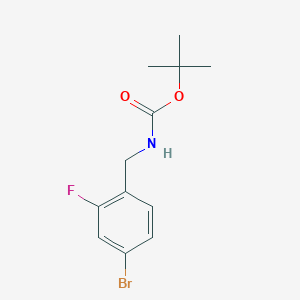 tert-Butyl 4-bromo-2-fluorobenzylcarbamate图片