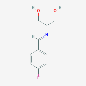 (E)-2-(4-FLUOROBENZYLIDENEAMINO)PROPANE-1,3-DIOL图片