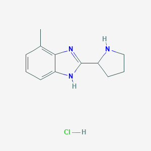 4-Methyl-2-(2-pyrrolidinyl)-1H-benzimidazole Hydrochloride图片