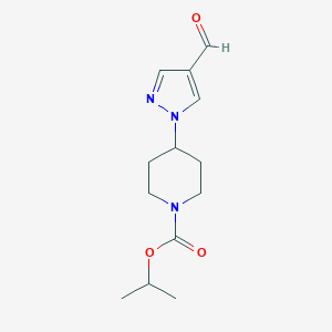 Isopropyl 4-(4-Formylpyrazol-1-yl)piperidine-1-carboxylate图片
