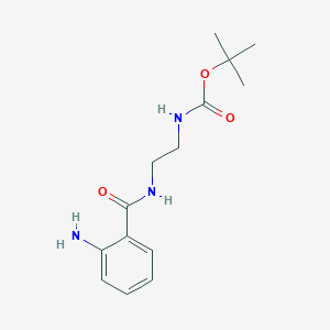 tert-Butyl N-{2-[(2-aminophenyl)formamido]ethyl}carbamate图片
