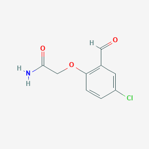 2-(4-chloro-2-formylphenoxy)acetamide图片