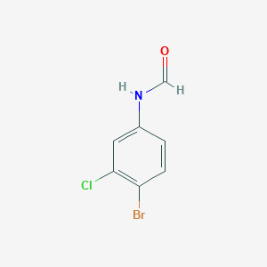 N-(4-Bromo-3-chloro-phenyl)-formamide图片